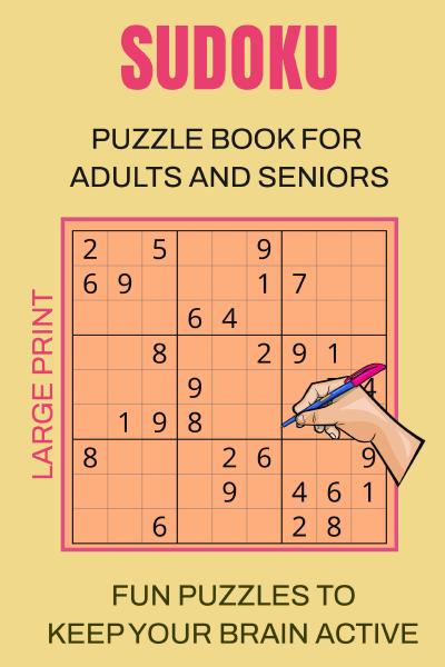 Sudoku Puzzle Book for Adults and Seniors